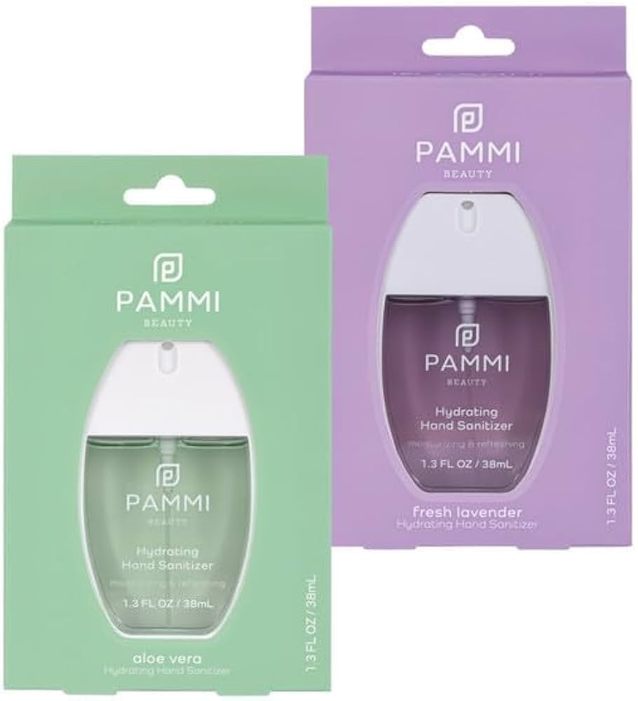 PAMMI Hand Sanitizer Travel Size, Pocket Hand Sanitizer Bottle, Quick Dry Mini Hand Sanitizer Spr... | Amazon (US)