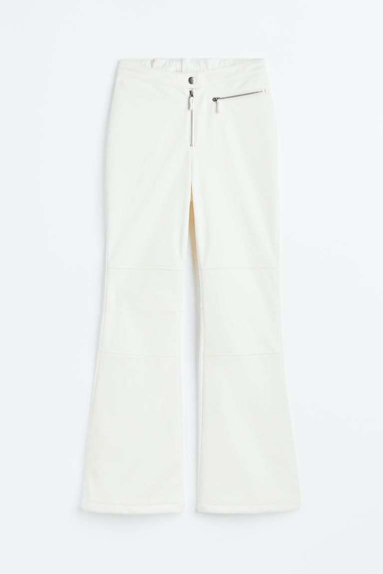 Flared Ski Pants - White - Ladies | H&M US | H&M (US + CA)