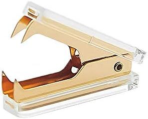 1 Pack Gold Staple Remover Clear Acrylic Golden Glitter Metal Jaws Staples Puller Removal Tool fo... | Amazon (US)