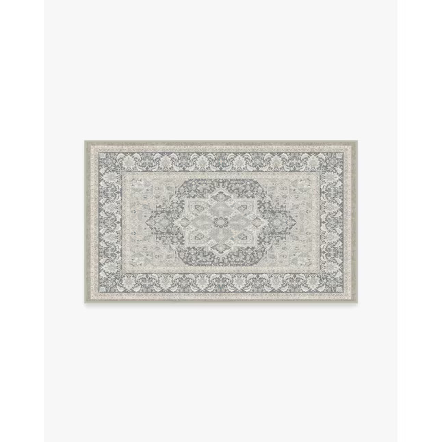 Ruggable Hendesi Heriz 3 x 5 (ft) Flatweave Abalone Rectangular Indoor Medallion Persian Machine ... | Lowe's