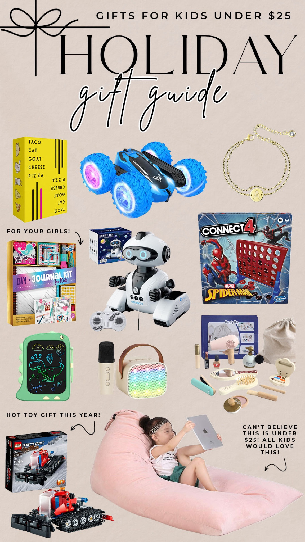 Holiday gift guide: gifts for kids under $25!

#holidaygifts

Gifts for kids. Amazon holiday gift ideas for kids. Kids gifts under $25  

#LTKHoliday #LTKGiftGuide #LTKKids