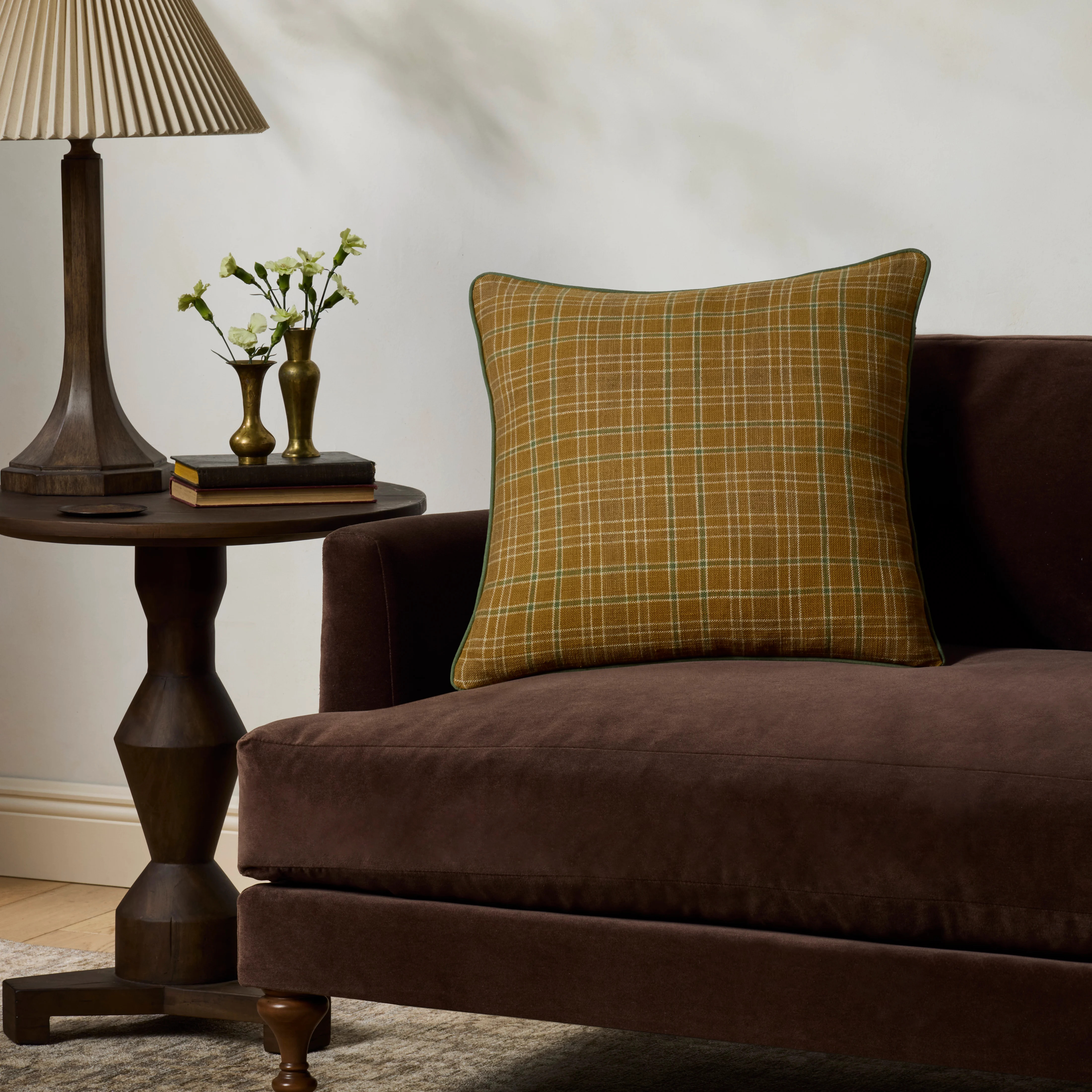 Chris Loves Julia x Loloi-Alder Pillow-PCJ-0045-Gold | Rugs Direct