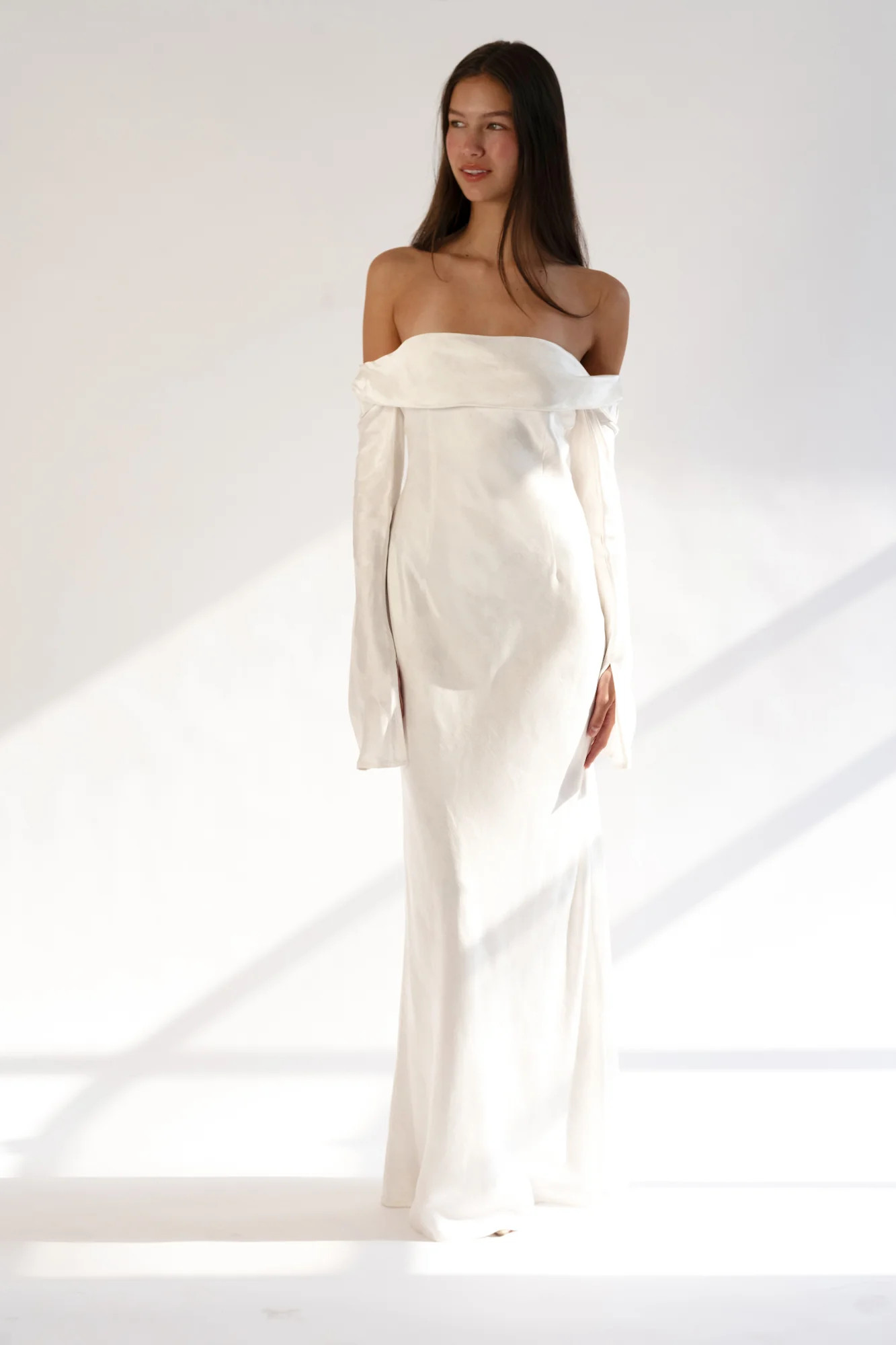 Alma Dress — Ivory | Yellow The Label