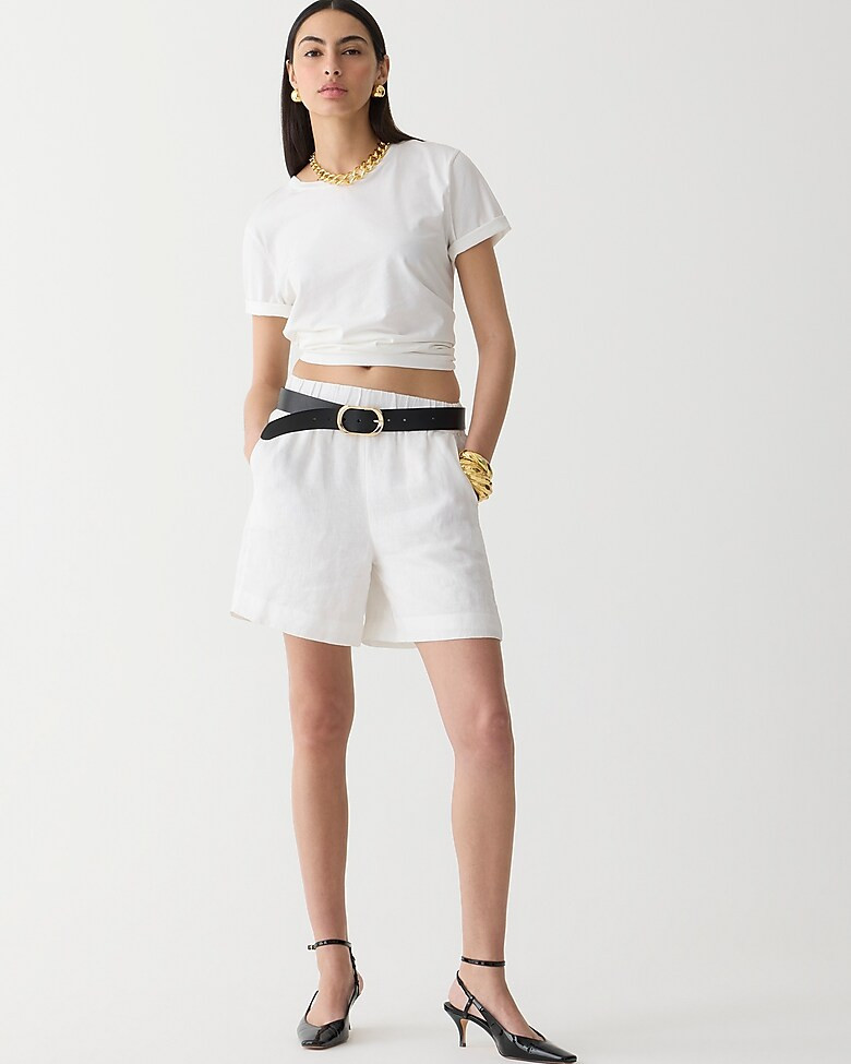 Long Tropez short in linen | J. Crew US