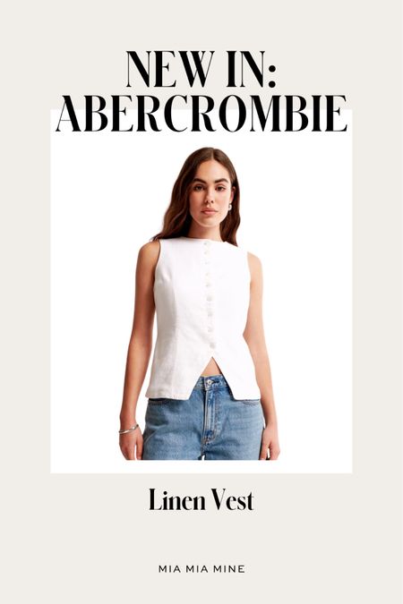 Abercrombie new arrivals
Linen vest under $100
Summer outfit ideas 

#LTKSeasonal #LTKFindsUnder100 #LTKStyleTip
