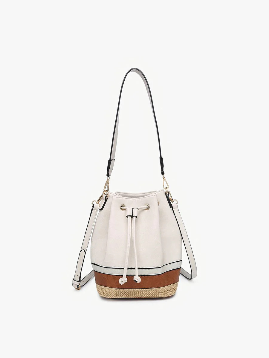 Darcy Tri-Color Bucket Bag | Jen & Co. | Jen & Co.
