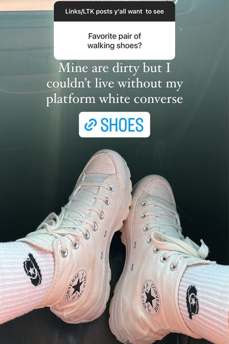 These are definitely my favorite shoes at the moment! Can’t go wrong with white platforms! Catch me wearing these anywhere and everywhere! #shoes #summerfit

#LTKshoecrush #LTKU #LTKfit