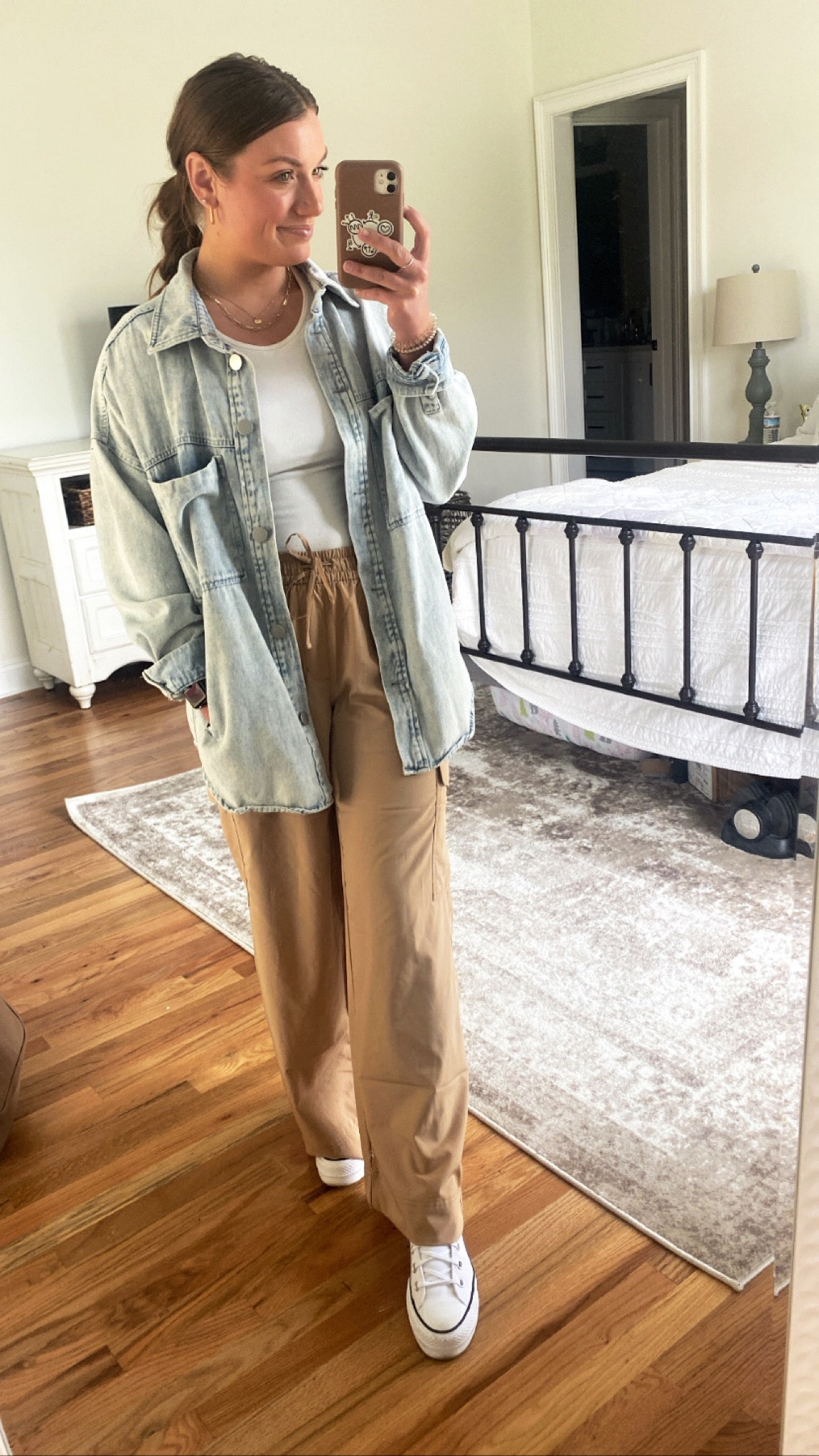 These cargo pants from old navy are everything 🙌🏻 I'm wearing a Small petite (they run long!)

#LTKsalealert #LTKFind #LTKunder50