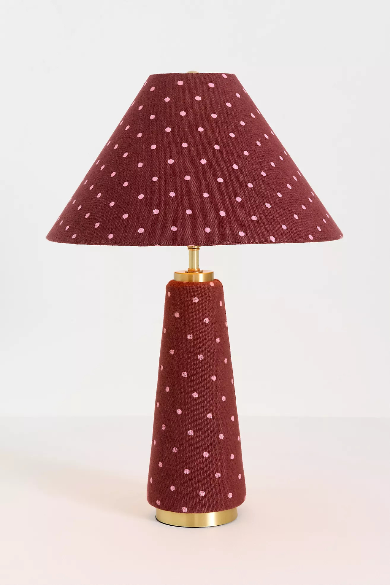 Lulu Printed Fabric Upholstered Empire Table Lamp | Anthropologie (US)