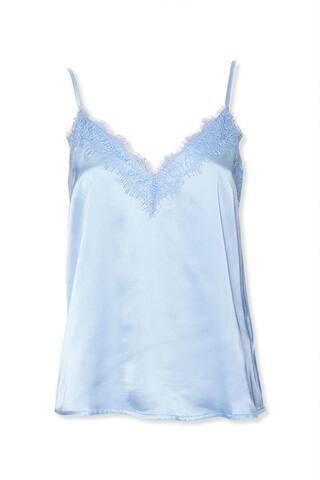 Satin Eyelash Lace-Trim Cami | Forever 21 (US)