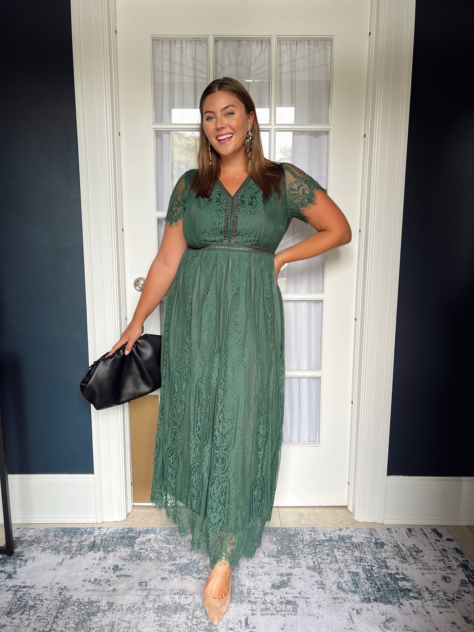 This fall wedding guest dress is still available! Wearing size XL. 

#LTKcurves #LTKmidsize #LTKwedding