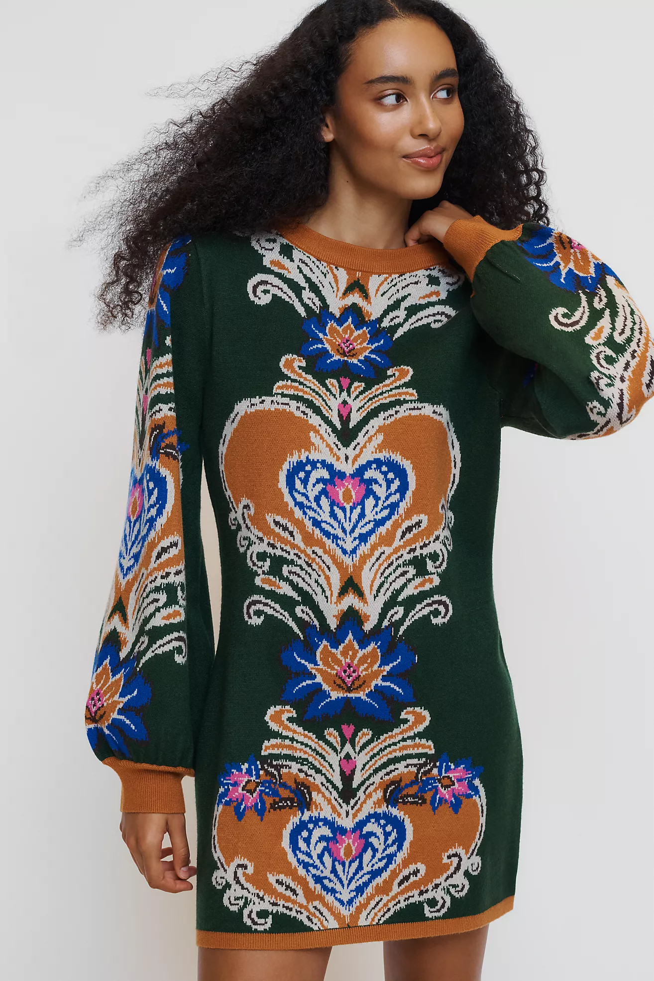 Farm Rio x Anthropologie Sweater Mini Dress | Anthropologie (US)