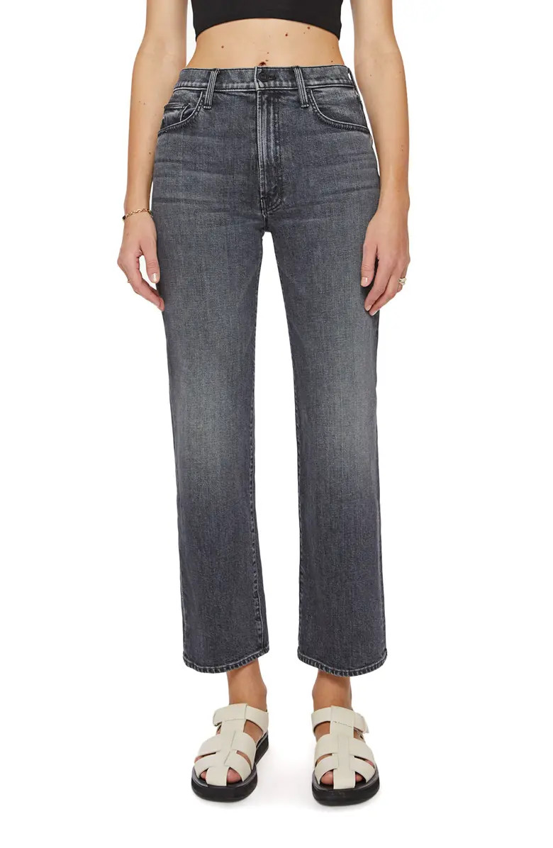 MOTHER The Rambler Flood High Waist Relaxed Straight Leg Jeans | Nordstrom | Nordstrom