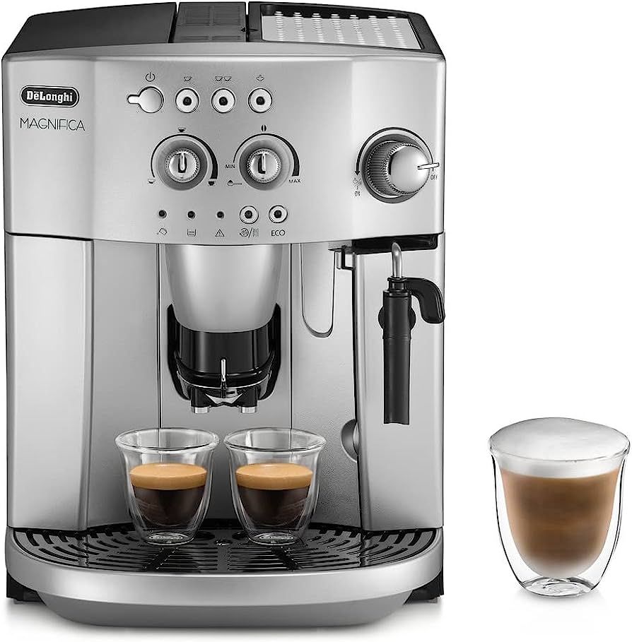 De'Longhi Magnifica, Automatic Bean to Cup Coffee Machine, Espresso, Cappuccino, ESAM 4200.S, Sil... | Amazon (UK)