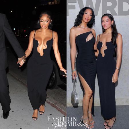 #whoworeitbetter ? Both #saweetie and #minglee have been spied recently wearing a $945 @christopher_esber Salacia Plunging Wavy U-Ring Sleeveless Maxi Dress. Both look bomb but #wwib ? Find a link to purchase in our bio!
📸 @shotbynyp #saweetiefbd #ygfbd #yg #christopheresber #mingleefbd

#LTKbeauty #LTKAsia #LTKFind