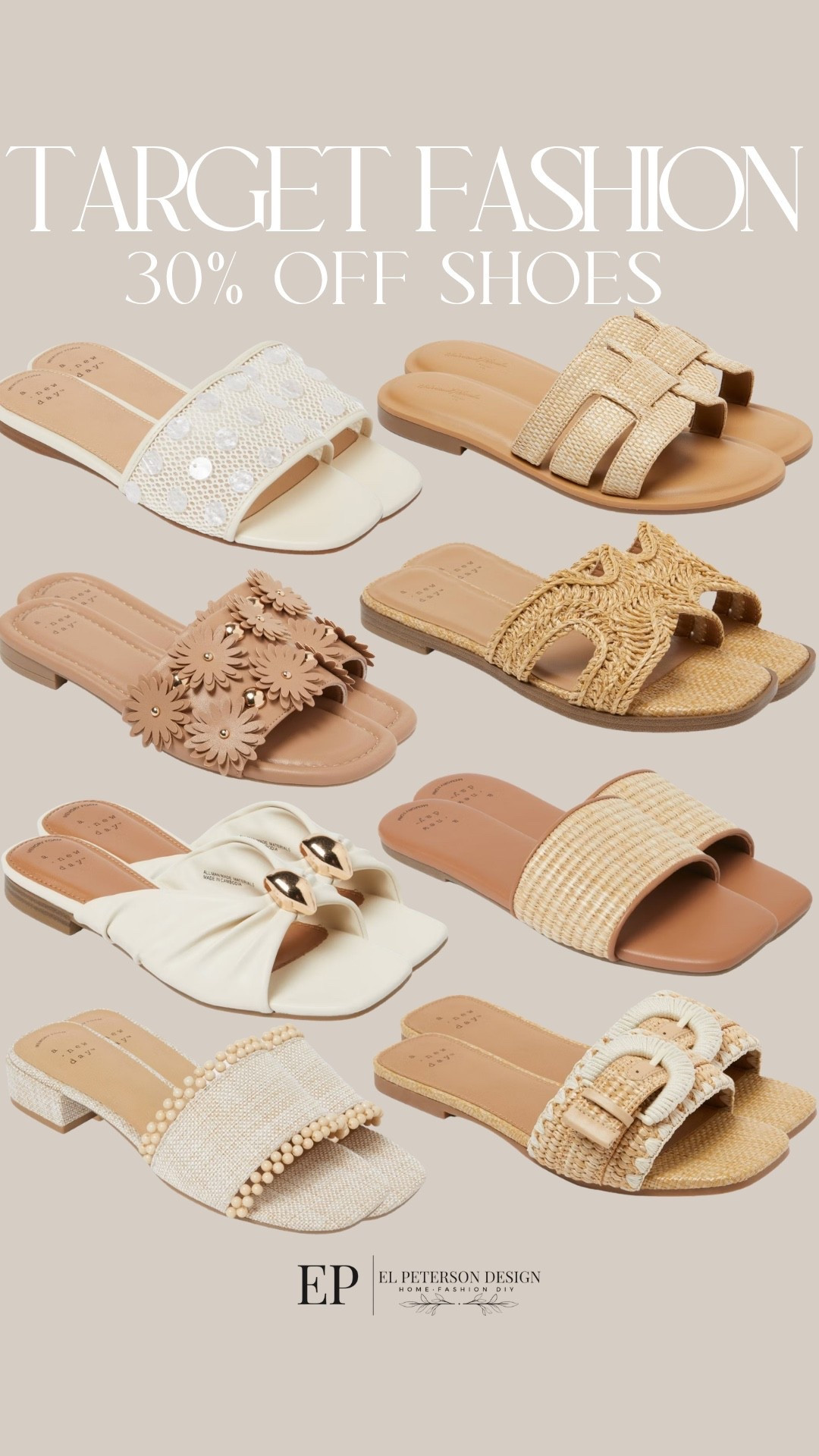 Target 
30% off
Sandals

#LTKSaleAlert