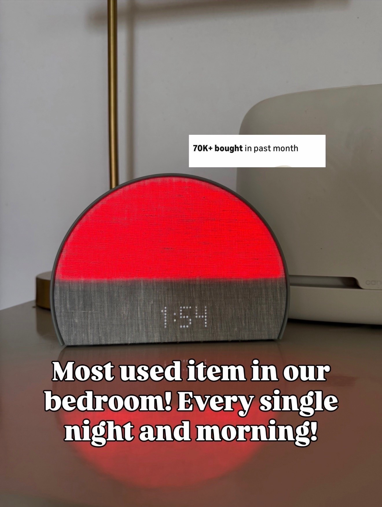 Get the best sleep with this red light, sound machine combo next to me every night!

#LTKmomlife
