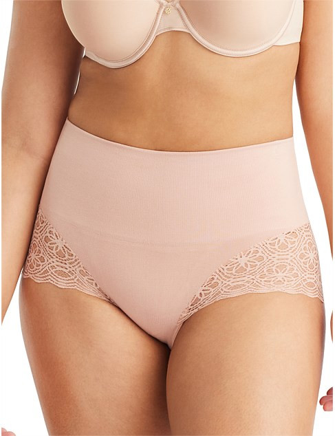 Nancy Ganz Bamboo & Lace Waisted Brief | David Jones | David Jones (Australia & New Zealand)