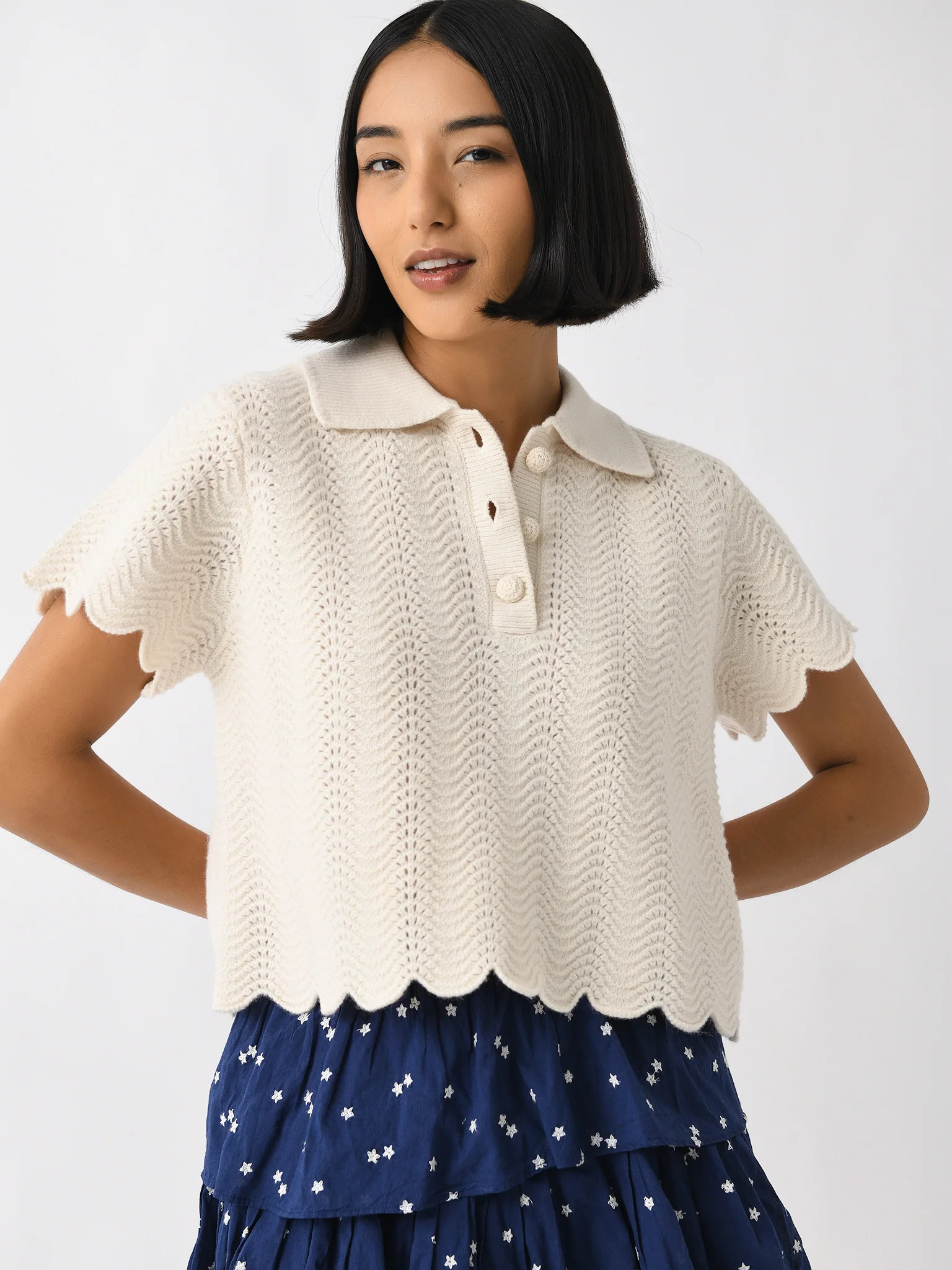 HUNTER BELL
                      
                     Women's Nadine Sweater | Saint Bernard