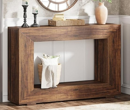 Tribesigns Farmhouse Console Table, 47 Inches Entryway Console Table with Storage, Industrial Hallway Accent Table for Living Room, Entrance 

 #LTKU #LTKHome #LTKSaleAlert