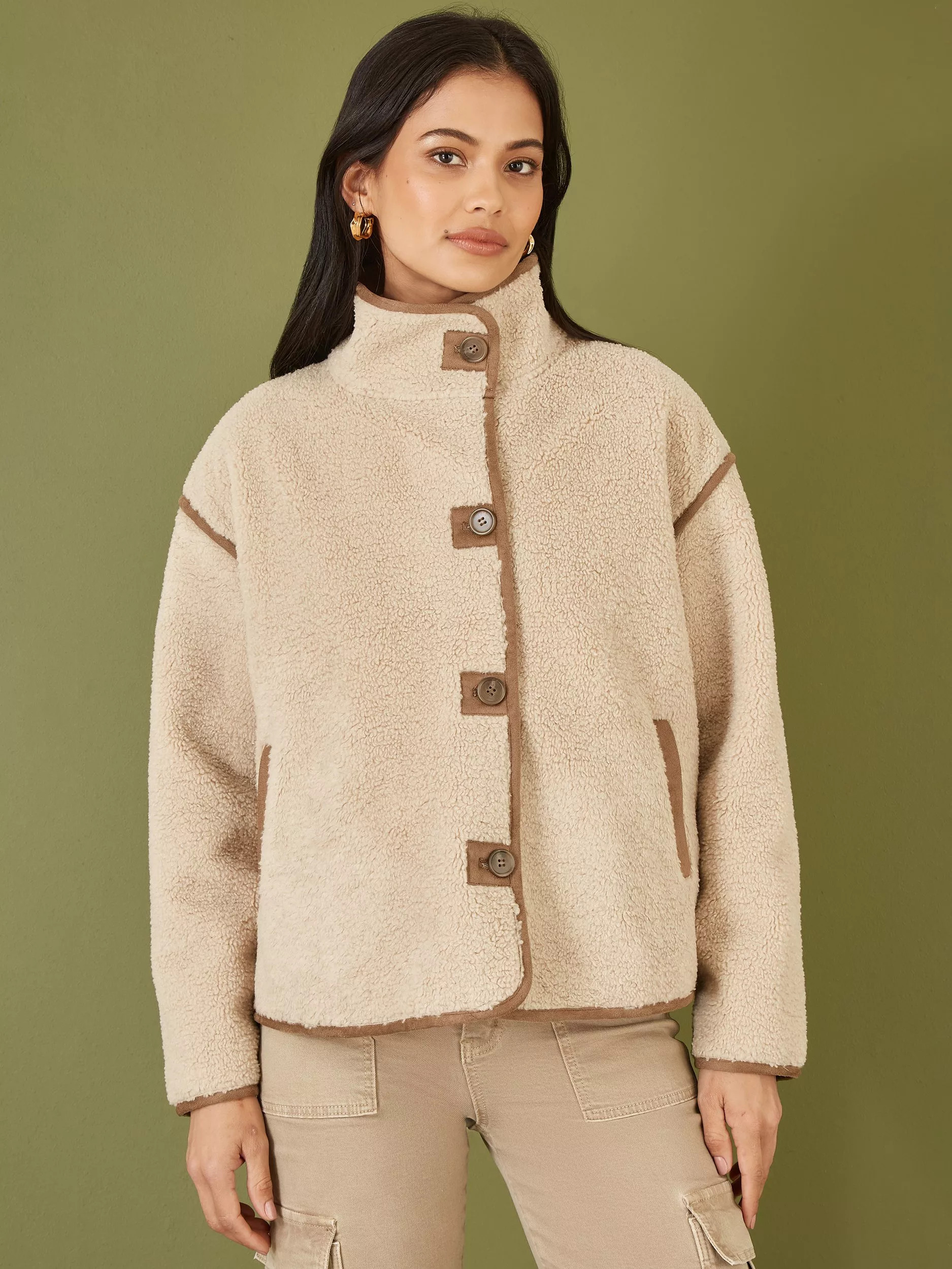 YumiBorg Jacket, Cream | John Lewis (UK)