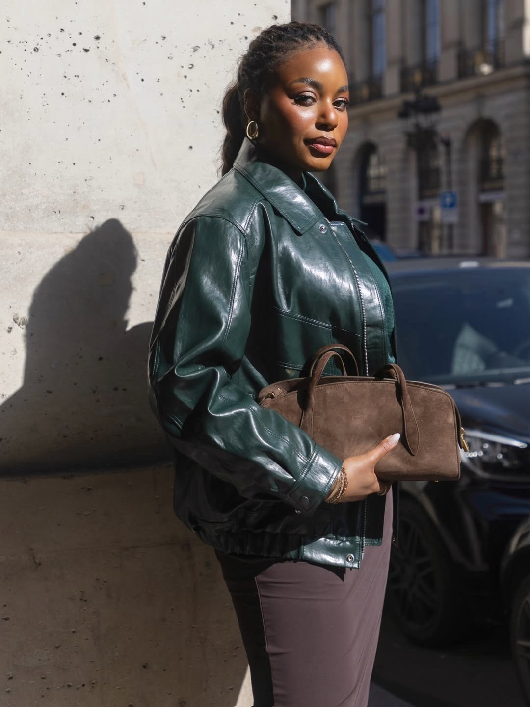 Early spring outfit accessory! My favorite suede handbag of recently. Love how this warm, chocolate brown handbag looks good with every spring outfit. Linking a few suede bag options below! … For more links to spring outfits 2026, easter dress women, easter outfits women, date night outfits, vacation outfits beach, spring dresses, easter basket ideas, work outfits, country concert outfits, follow me on LTK! ✨

#LTKspring #LTKootd #LTKWorkwear