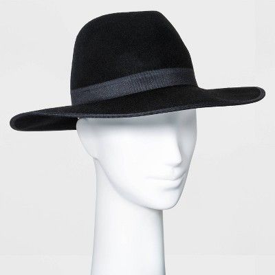Women's Wide Brim Felt Fedora Hat - A New Day™ | Target