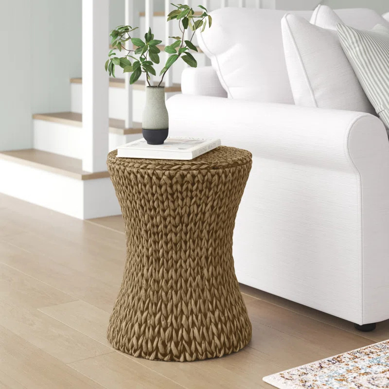 Northside 19'' Tall Drum End Table | Wayfair North America