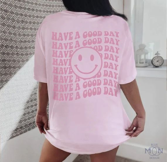 Have A Good Day T-shirt Retro Smile Face Shirt Keep on | Etsy | Etsy (US)