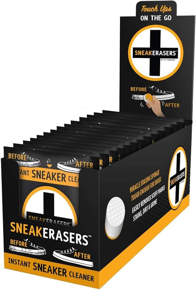 SneakERASERS Instant Sneaker Cleaner Sponge, Effective Shoe Cleaning Kit for White Sneakers, Tenn... | Amazon (US)