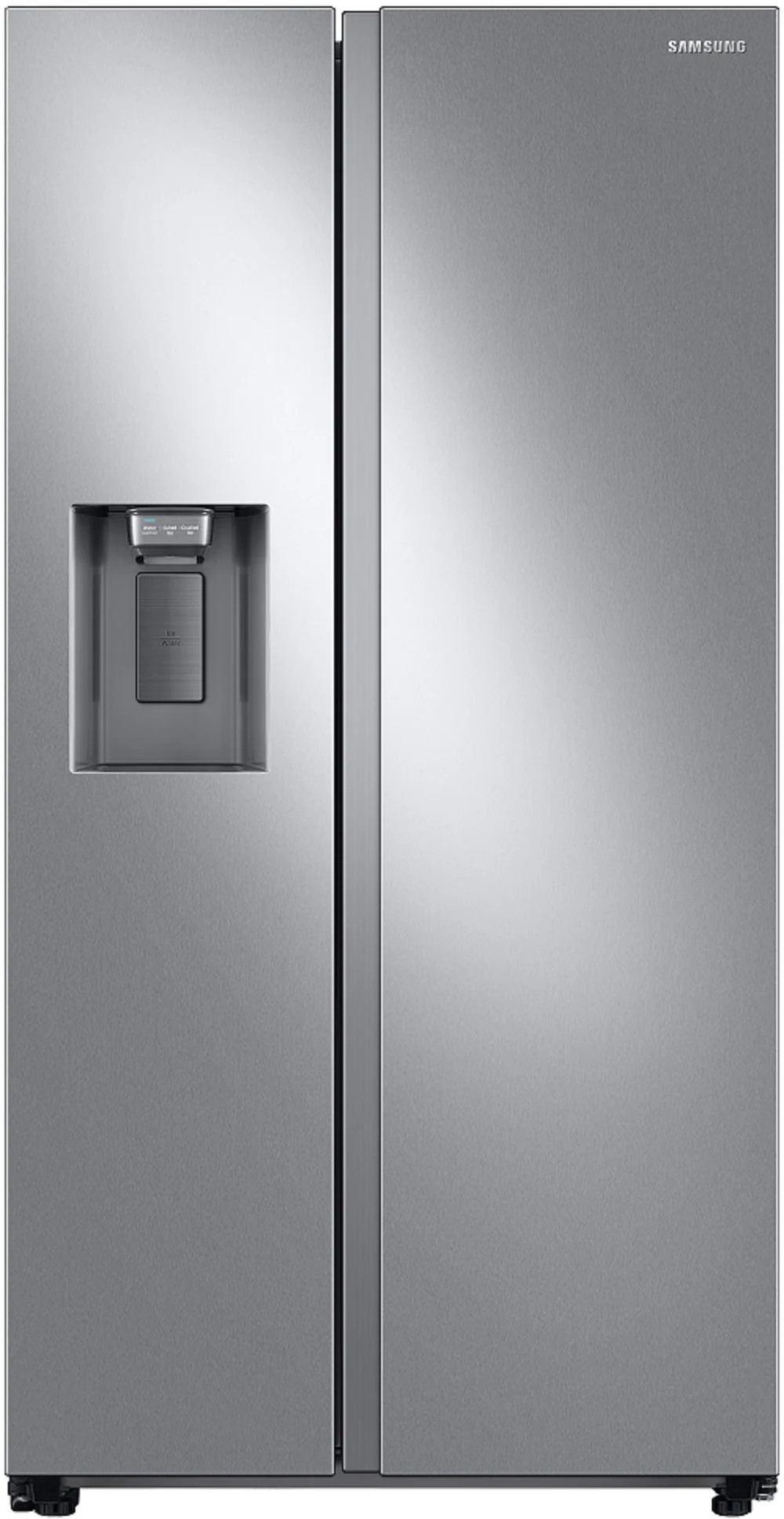 Samsung 27.4-cu ft Standard-Depth 36-in Wide Side-by-Side Refrigerator with Ice Maker ,Water and Ice Dispenser Fingerprint Resistant Stainless | Lowe's