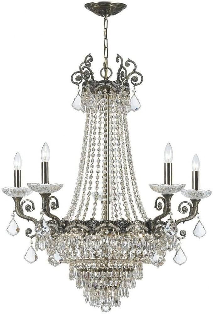 Majestic 13 Light Clear Crystal Brass Chandelier | Amazon (US)