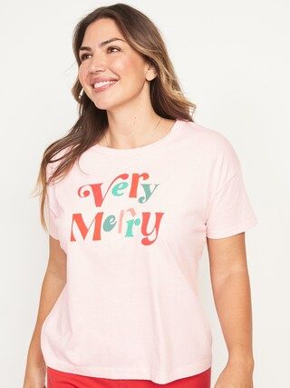 Matching Holiday Graphic T-Shirt for Women | Old Navy (US)