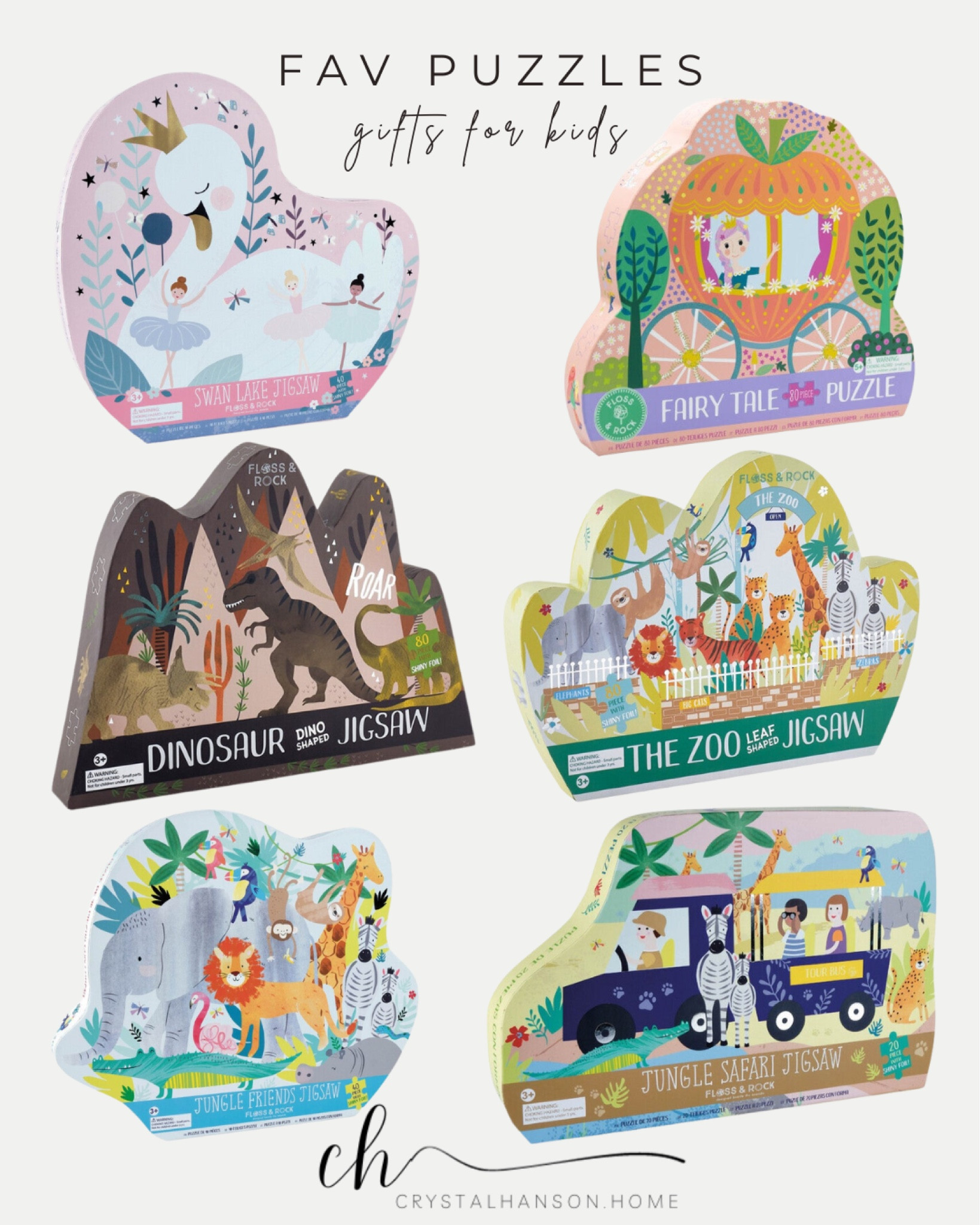 These puzzles are so cute and would make a great gift for kids 

#LTKGiftGuide #LTKHoliday #LTKkids