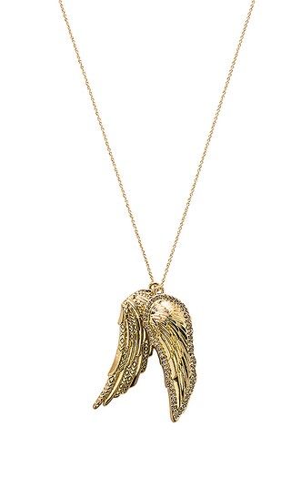 House of Harlow 1960 The Avium Double Pendent Necklace in Gold | Revolve Clothing