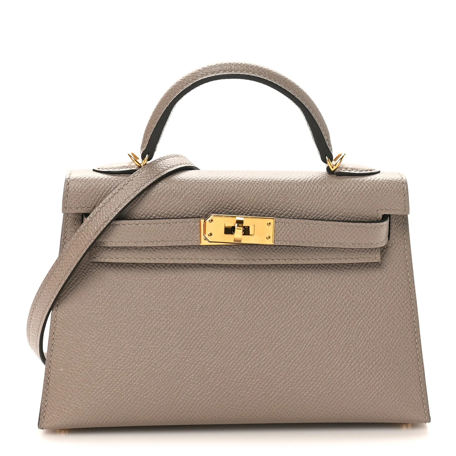 Hermes Epsom Mini Kelly Sellier 20 Gris Asphalte 1830204 | FASHIONPHILE (US)