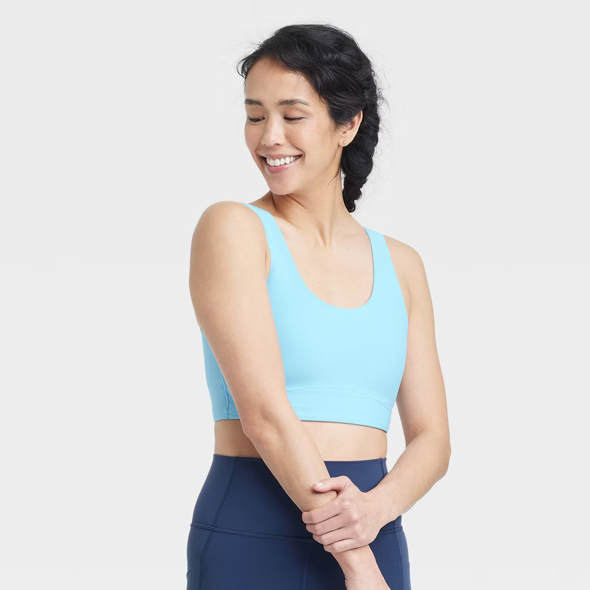 Women's Everyday Soft Medium Support Longline Sports Bra - All In Motion™ | Target