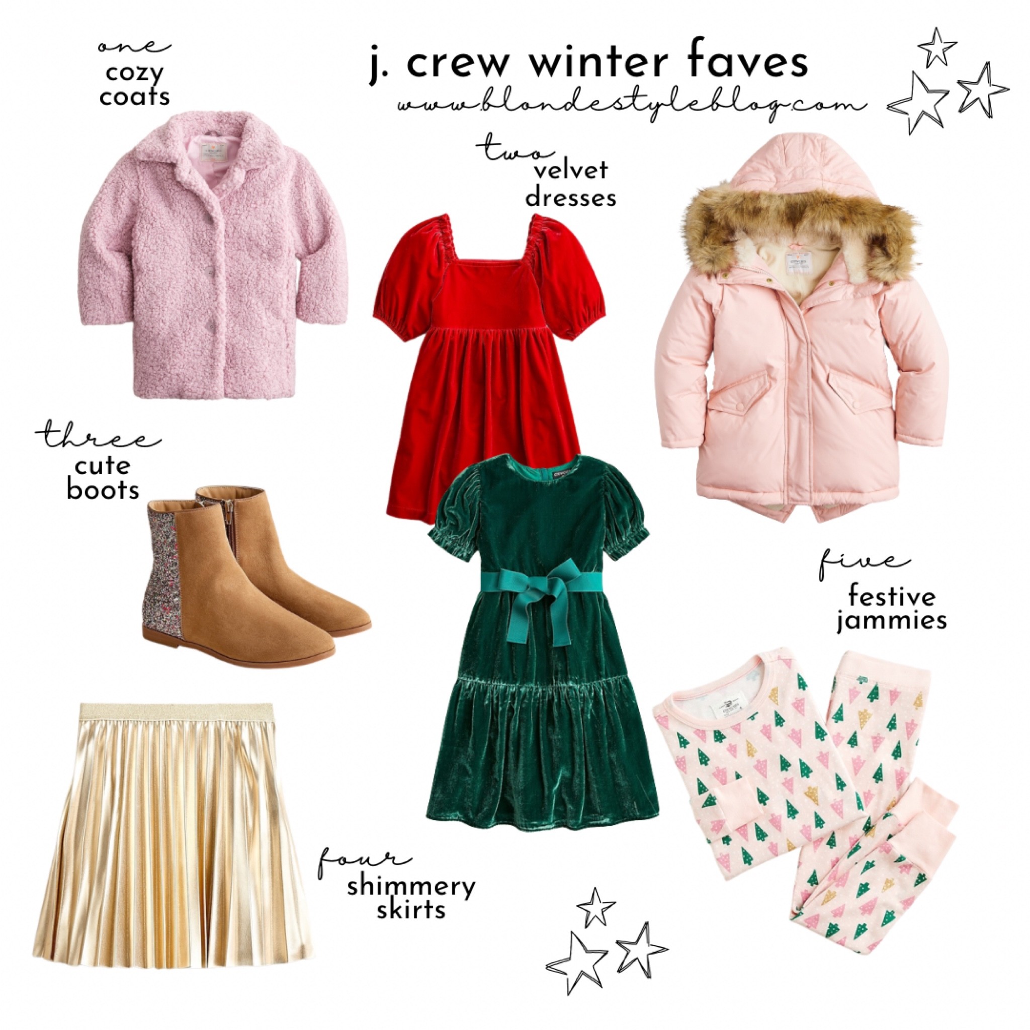 My favorite finds for the girls from j.crew for the holidays ✨

Fall Decor
Jeans
Bedding
Fall Fashion
Halloween
Leggings
Date Night
Fall Wedding
Booties
Coffee Table
Boots
Boots under $40
Christmas
Kids pajamas
Christmas pajamas 
Holiday finds
Overcoat 
Jackets and coats
Books
Target deal days

#LTKSeasonal #LTKkids #LTKHoliday