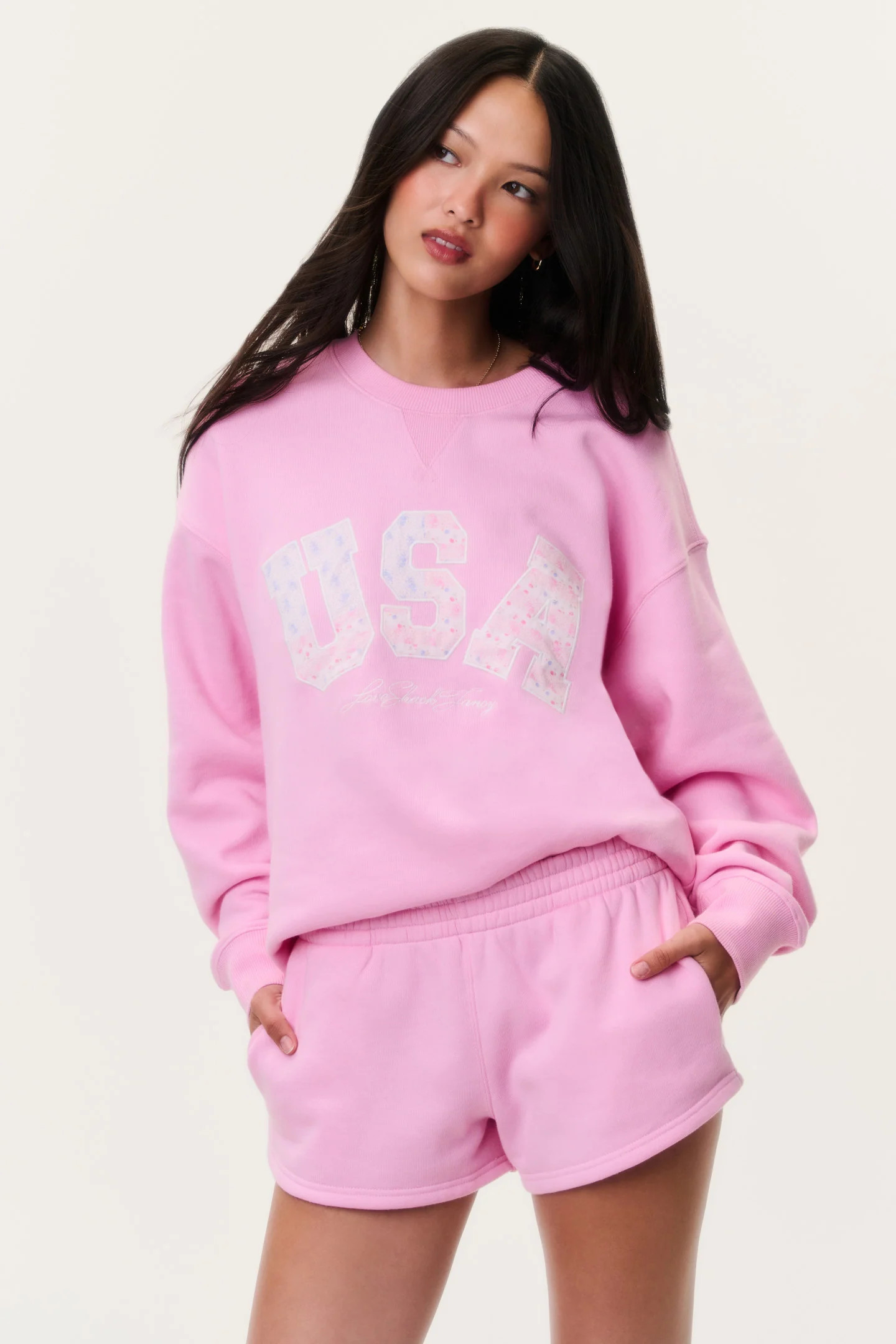 Palo USA Fleece Pullover | LoveShackFancy