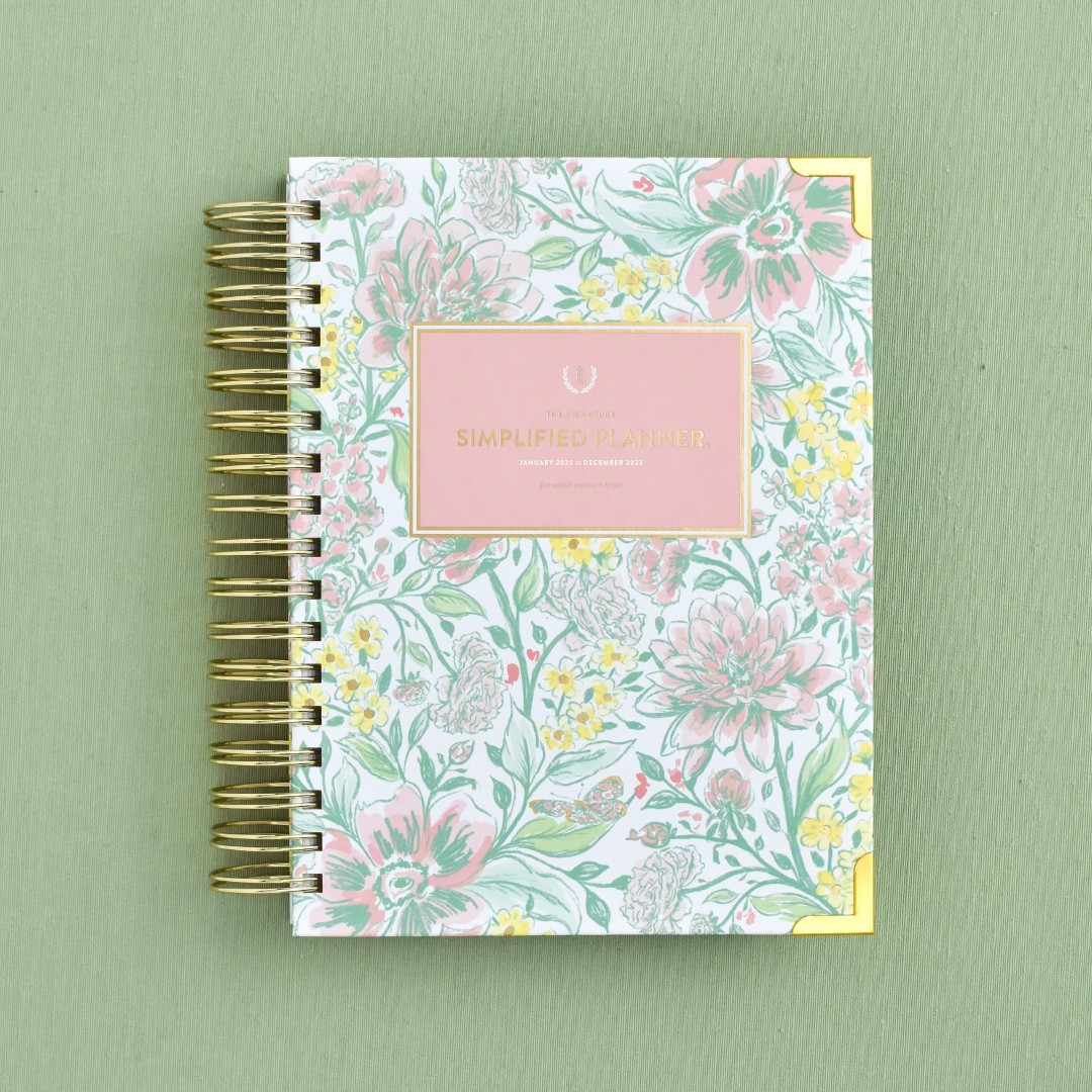2023 Daily, Simplified Planner, Butterfly Garden | Simplified