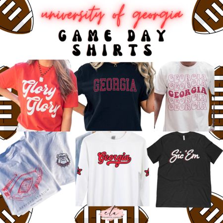 Calling all my Georgia fans!! 
Football season is coming fast! I’ve been on the lookout for some cute team shirts and here are a few I found! 
I’m loving all of these designs!! These are perfect to throw with a pair of shorts or even dress up with a skirt!  A few are on sale, so grab them while you can!! 

#georgia #bulldogs #dawgs #sicem #gloryglory #football #tank #crop #footballseason #shirt #etsy #sale #sec #georgiafootball

#LTKBacktoSchool #LTKU #LTKFind