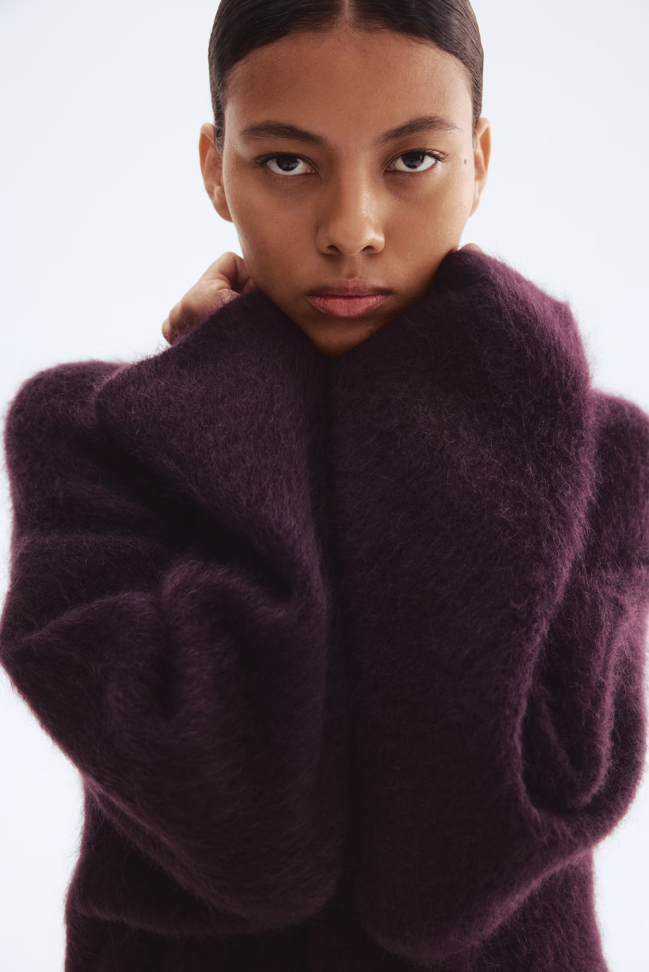 Oversized mohair-blend jumper | H&M (UK, MY, IN, SG, PH, TW, HK)