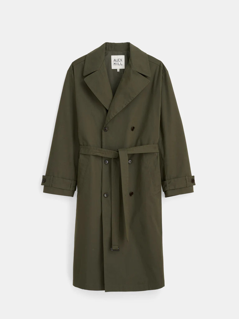 Trench Coat in Cotton Nylon | Alex Mill