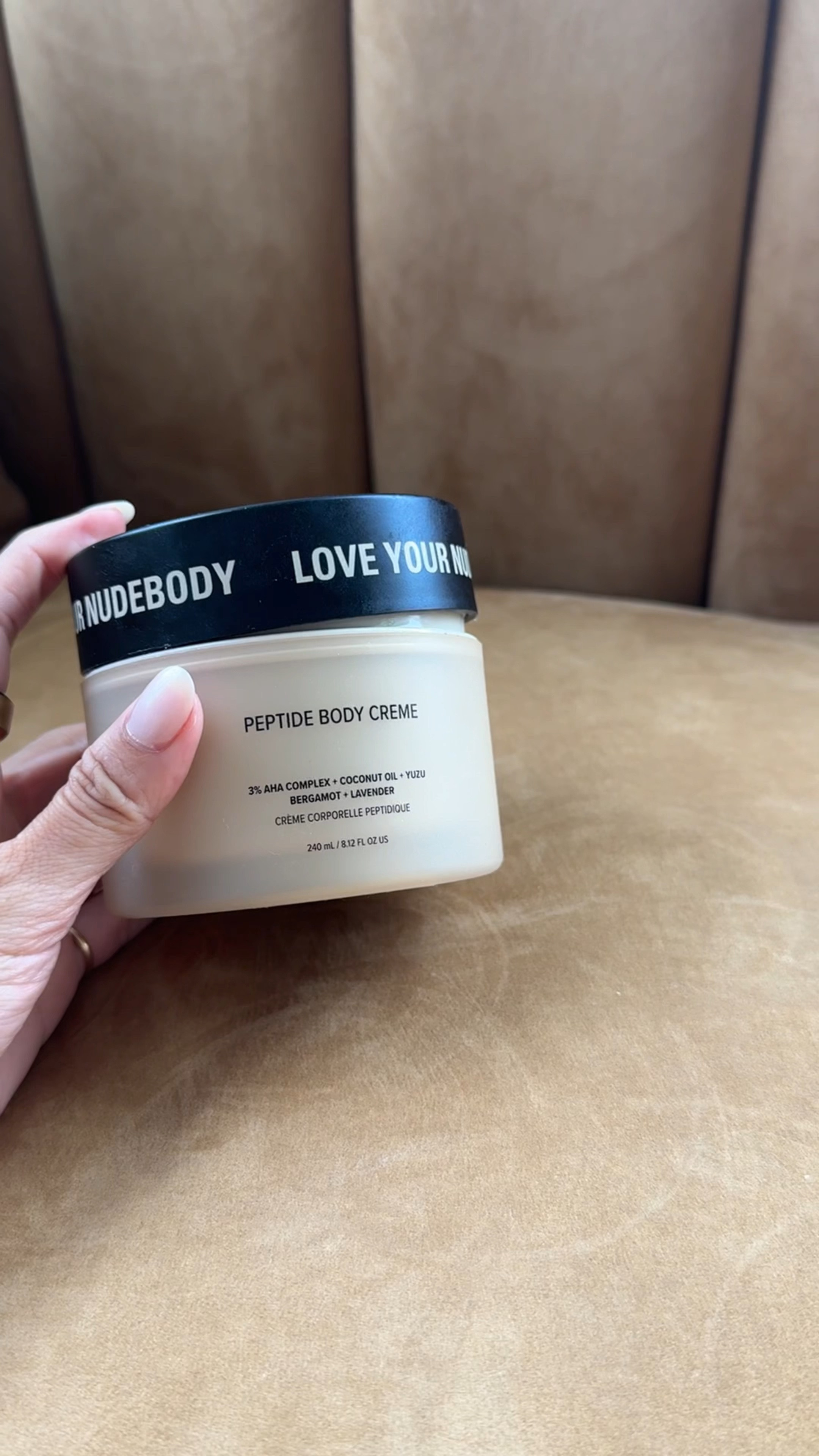 Recent empty + repurchase 

I have the most sensitive skin and eczema all over my body so usually using a scented body product can really irritate and flare it up. With this product though there was zero breakouts, and my skin was left feeling so moisturizing and it’s so fast absorbing, which I really love, especially before bed . I love the smell of this product. It smells like spa and it’s so relaxing! This is a multi-peptide moisturizer formulated with 1% lactic acid, 1% glycolic acid and 1% fruit acid complex helps renew skin tone for a youthful-looking, baby-soft, silky- smooth and radiant body

#LTKbeauty #LTKVideo #LTKGiftGuide