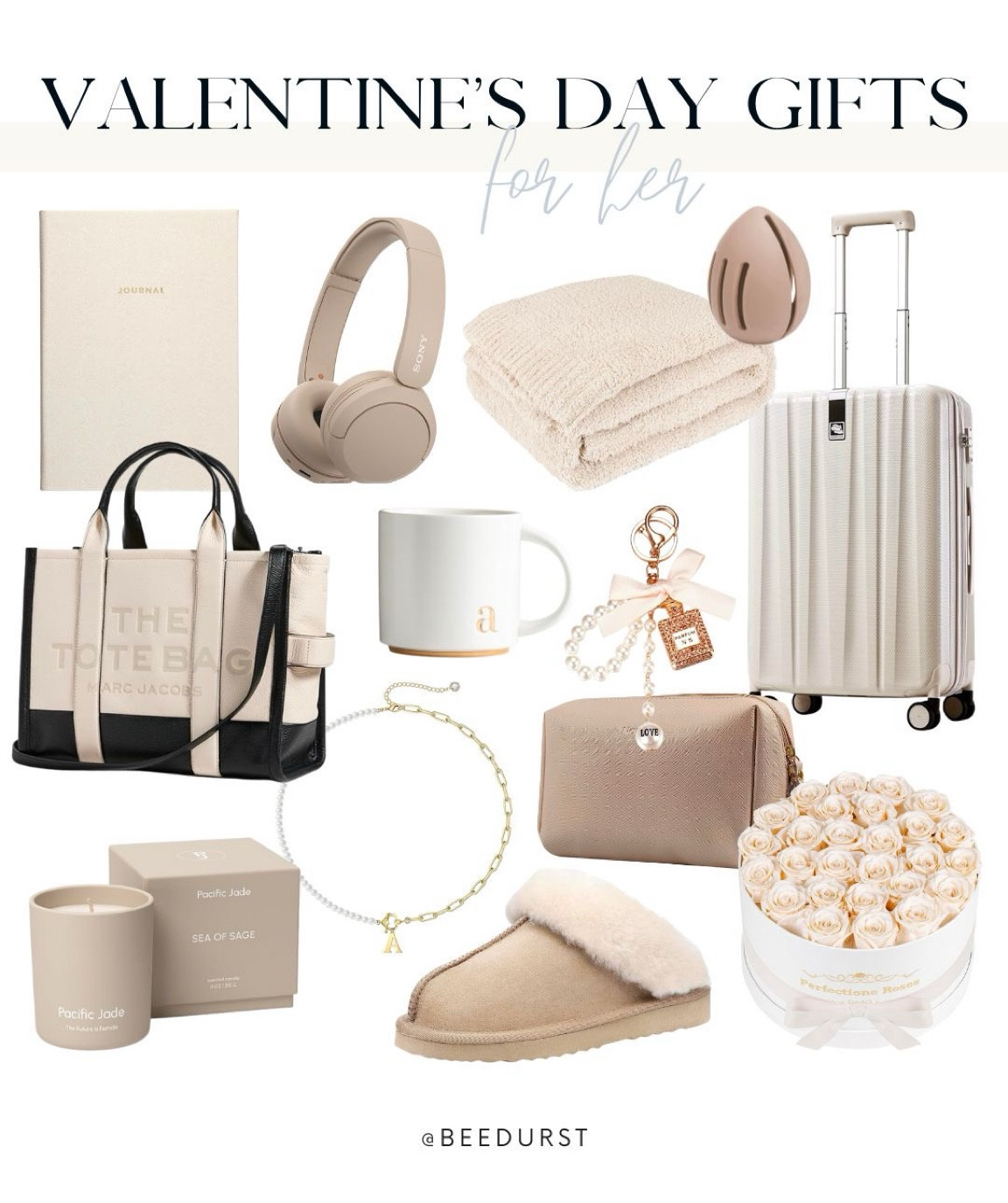 Valentine’s Day gifts for her, vday gifts for her, girls gift guide, Valentine’s Day gift guide, travel bag, luggage, cozy blanket, Uggs dupe, makeup bag

#LTKGiftGuide #LTKSeasonal #LTKbeauty