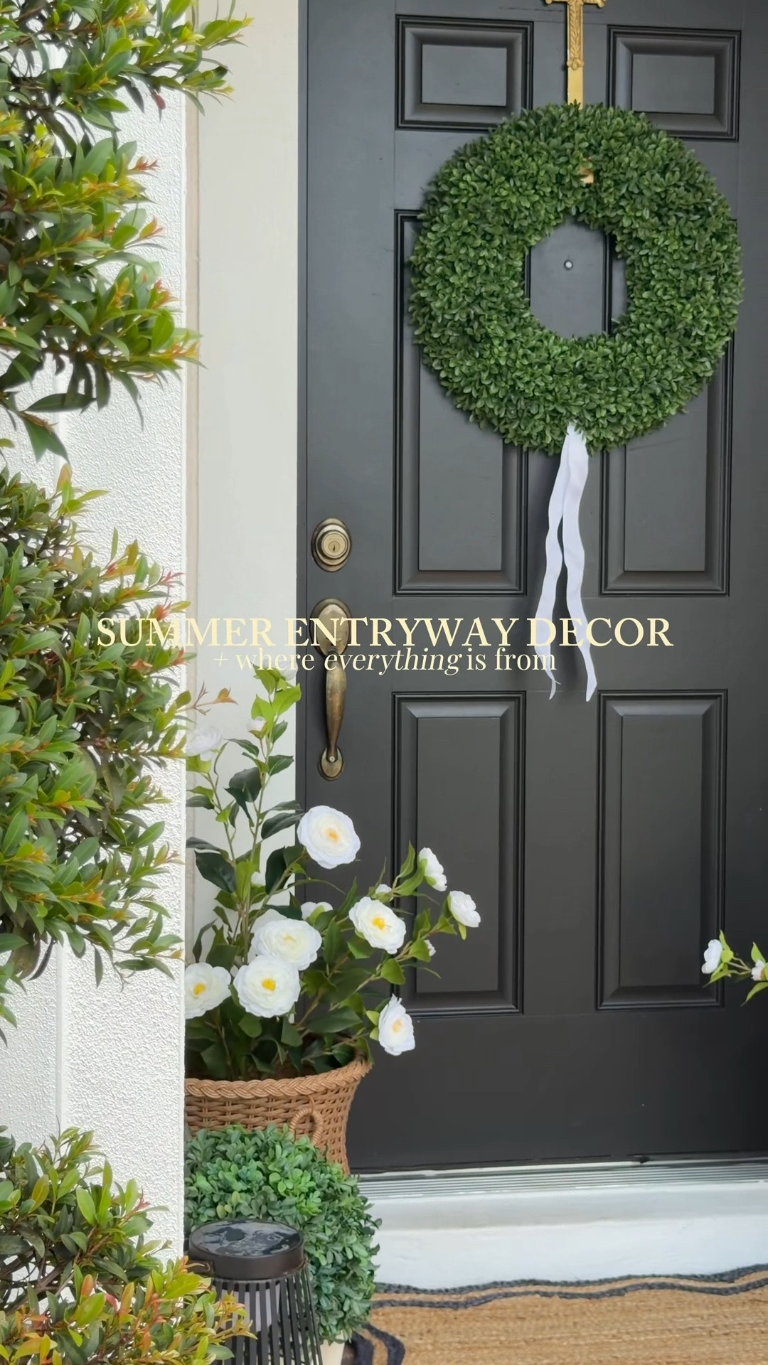 Summer doorway decor☀️🤍

#LTKHome #LTKSeasonal #LTKmomlife