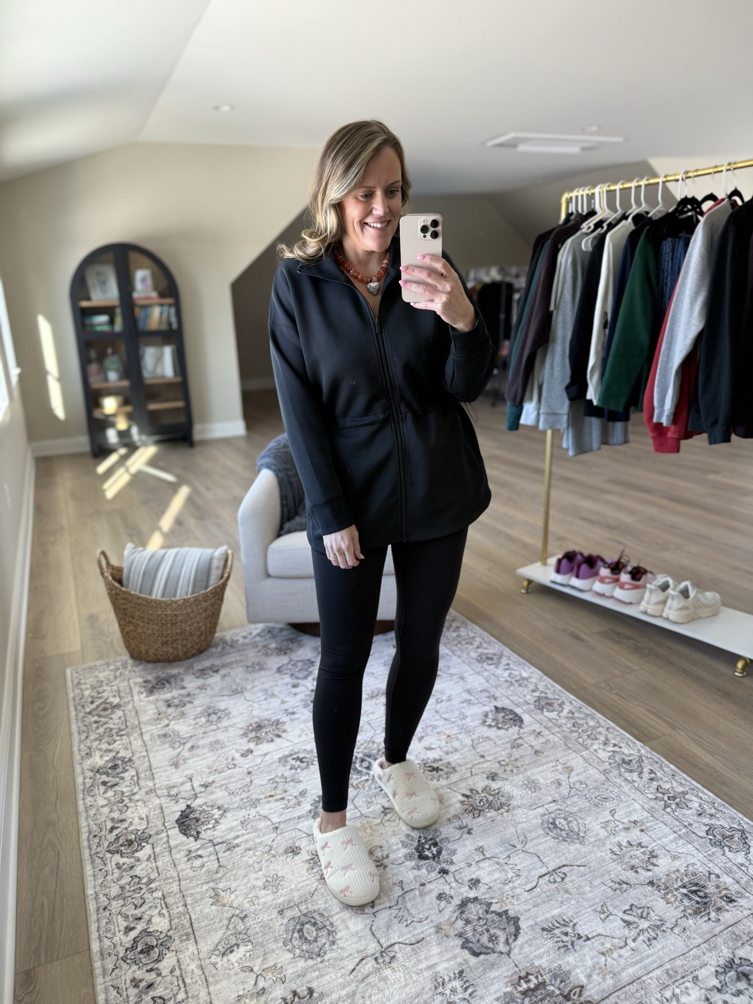 So impressed with this line! Fits TTS 

Valentine’s Day
Denim top
Leggings 
Zip up sweatshirt 
Boyfriend fit denim  
Graphic tee 
Slippers
Mom outfit 
OOTD 

#LTKootd #LTKmomlife #LTKdayinmylife