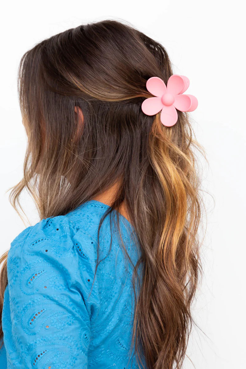 Flower Hair Clip- 6 Colors | Apricot Lane Boutique