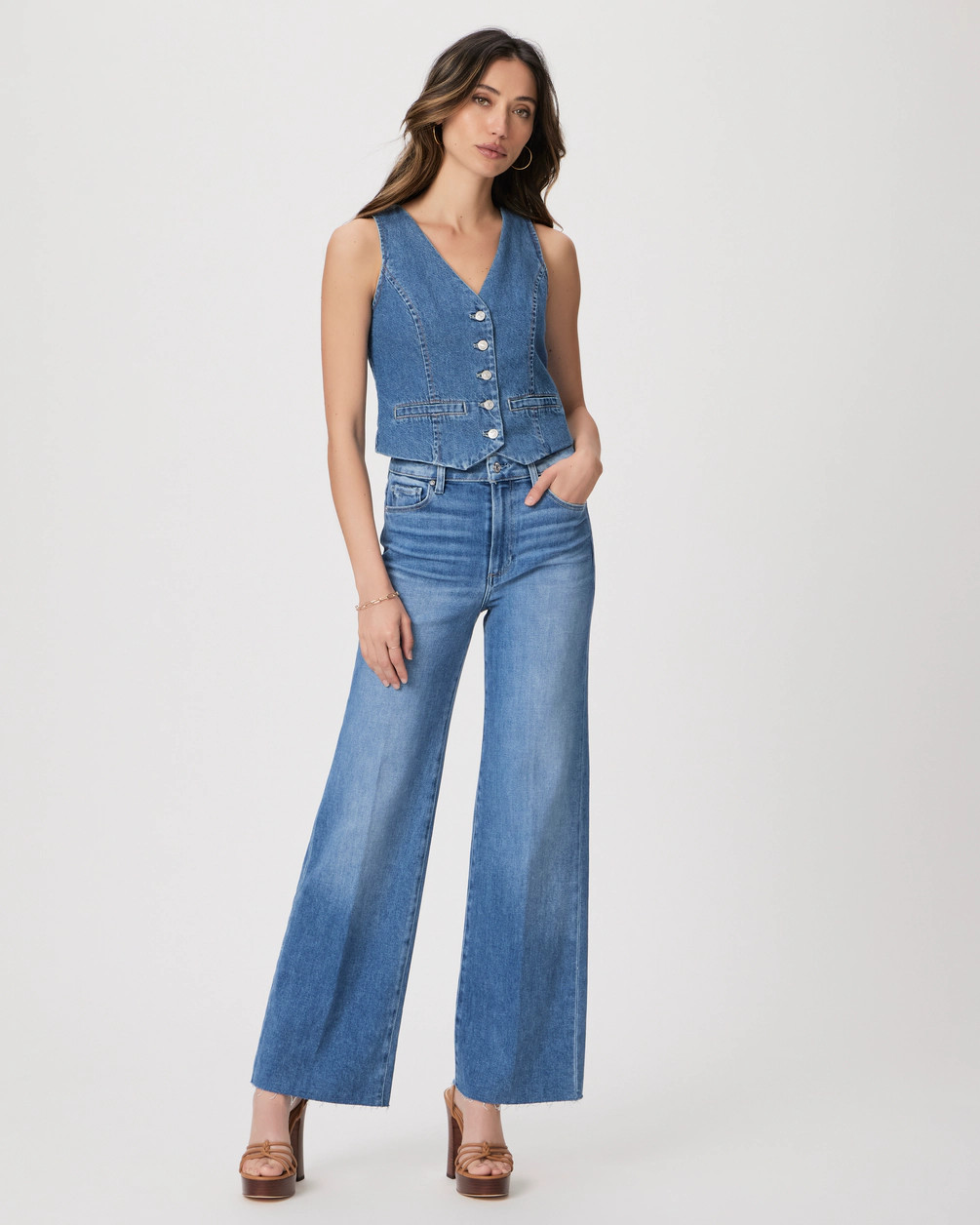 Anessa 31" Wide Leg Jean | Paige