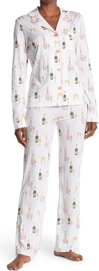 PJ SALVAGE Long Sleeve Top & Pants 2-Piece Pajama Set | Nordstromrack | Nordstrom Rack